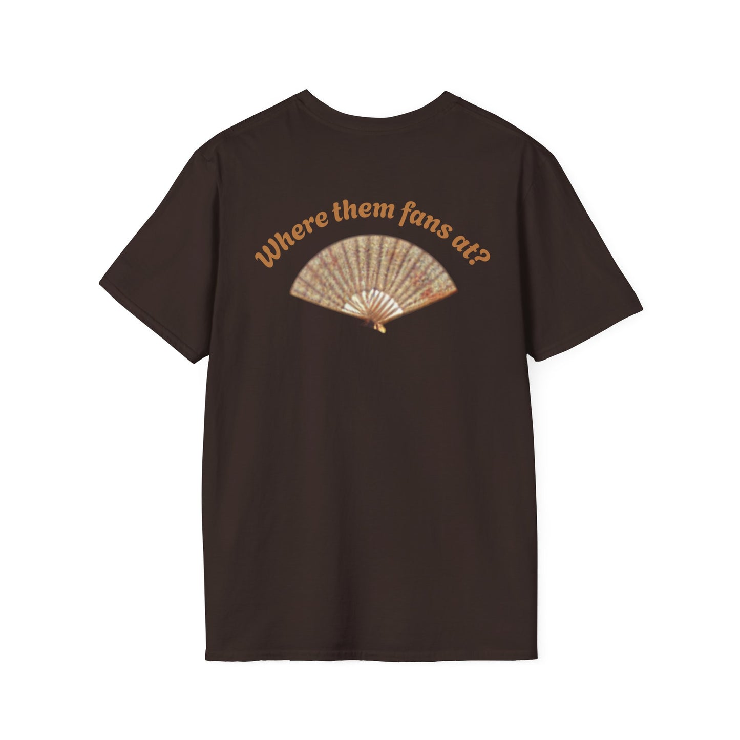 Fun Country Music Unisex Softstyle T-Shirt - "Boots on the Ground" & "Where Them Fans At?"