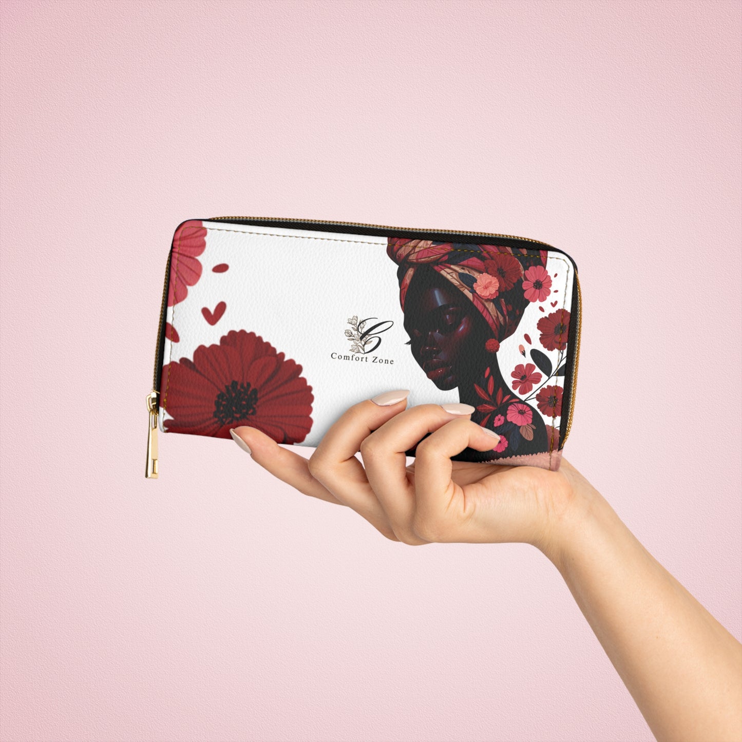 Zipper Wallet - Eve’s Garden Zipper Wallet,|Comfort Zone Edit