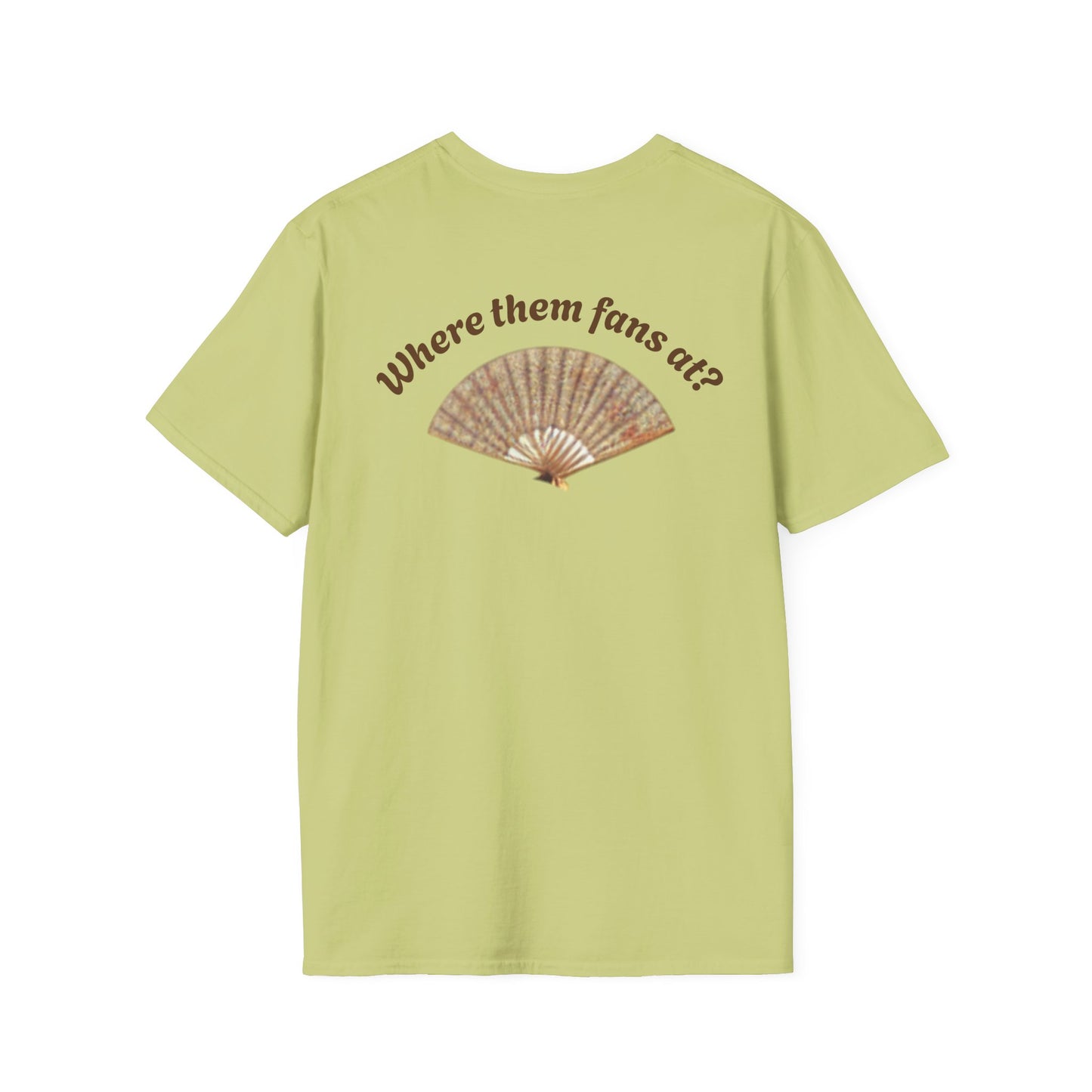 Fun Country Music Unisex Softstyle T-Shirt - "Boots on the Ground" & "Where Them Fans At?"