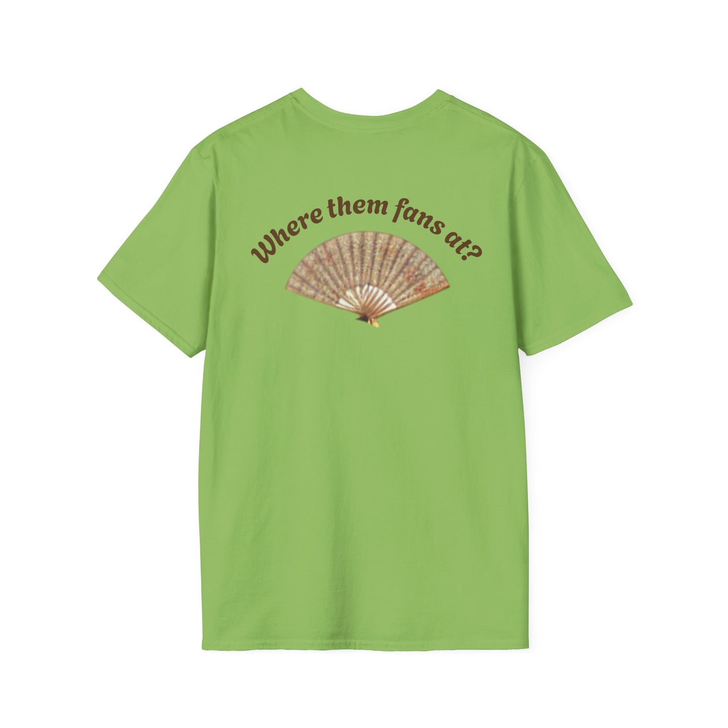 Fun Country Music Unisex Softstyle T-Shirt - "Boots on the Ground" & "Where Them Fans At?"