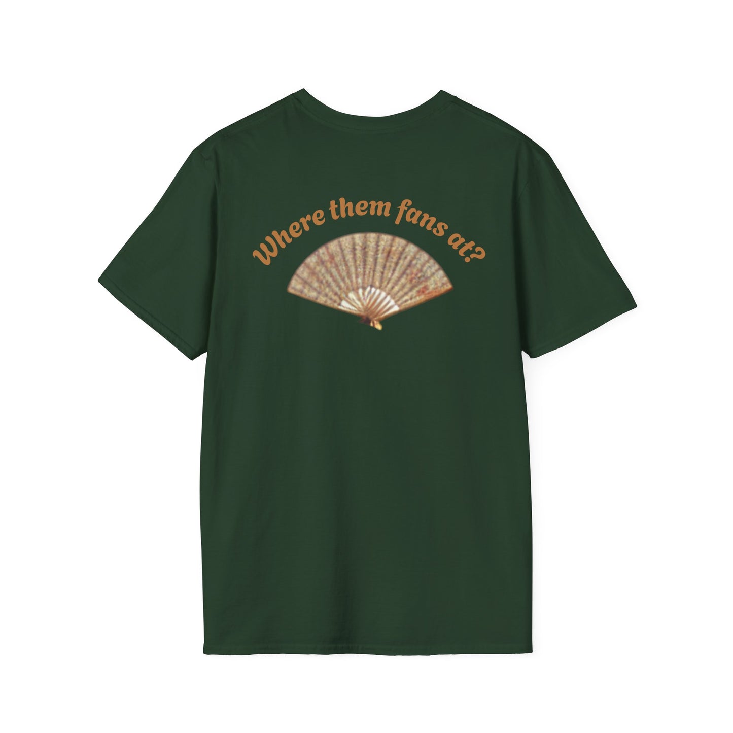 Fun Country Music Unisex Softstyle T-Shirt - "Boots on the Ground" & "Where Them Fans At?"