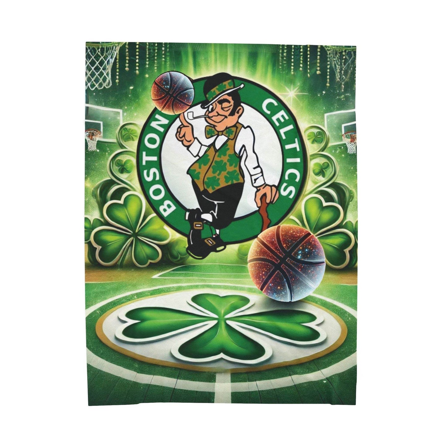 Plush Blanket (NBA Boston Celtics ) - Comfort Zone Edit