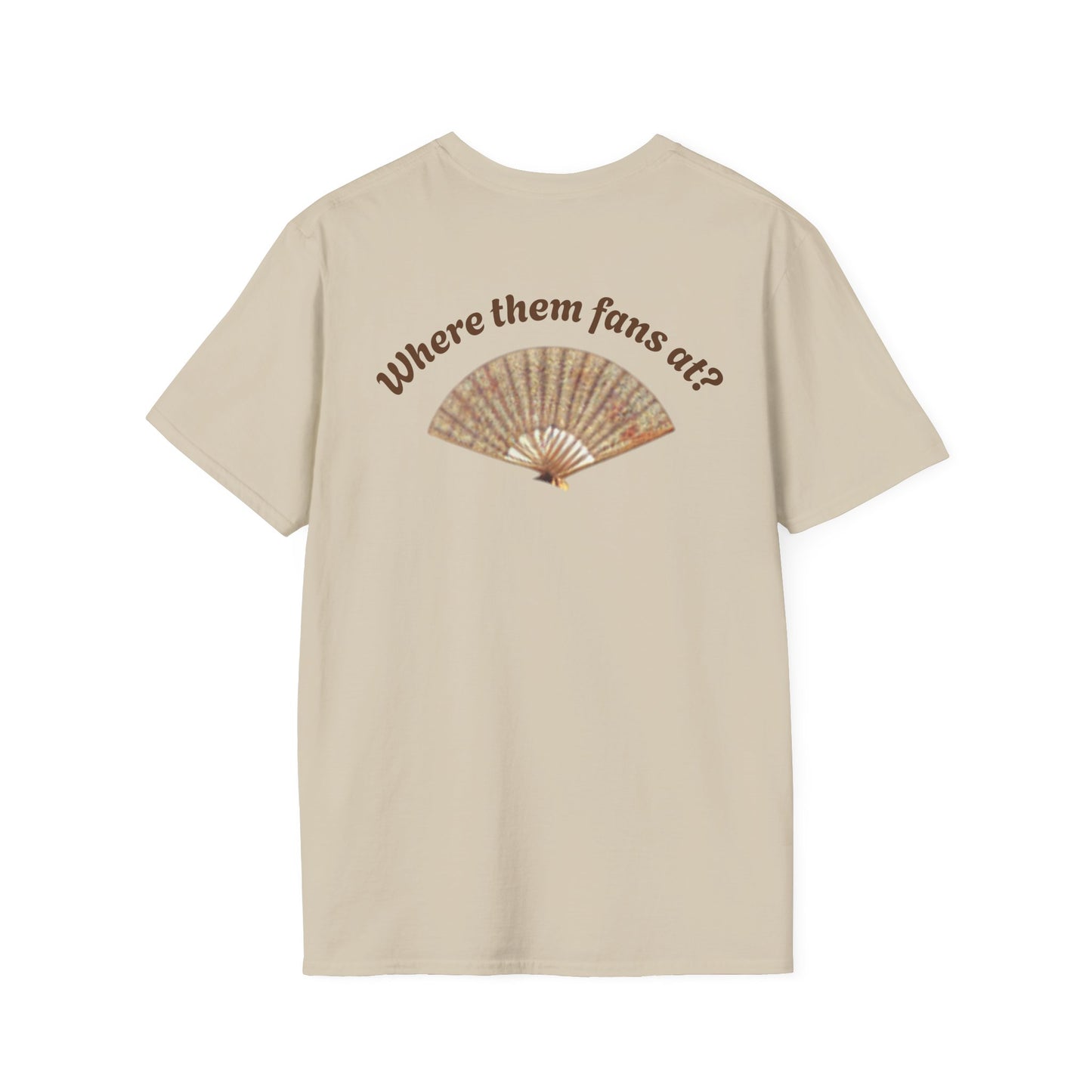 Fun Country Music Unisex Softstyle T-Shirt - "Boots on the Ground" & "Where Them Fans At?"