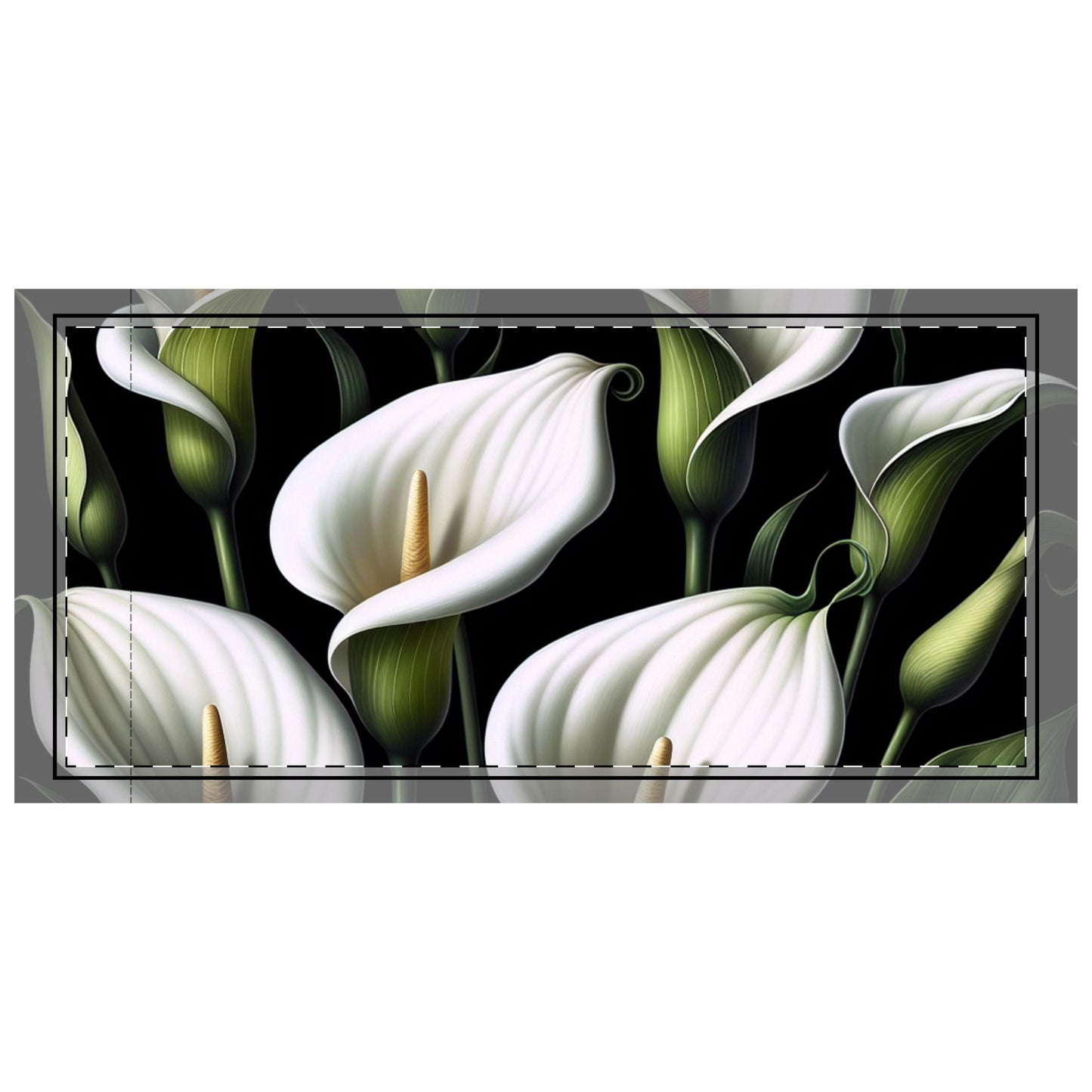 Floral Print (Microfiber) Pillowcase
