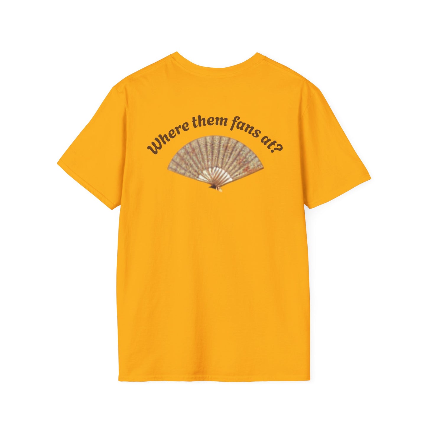 Fun Country Music Unisex Softstyle T-Shirt - "Boots on the Ground" & "Where Them Fans At?"