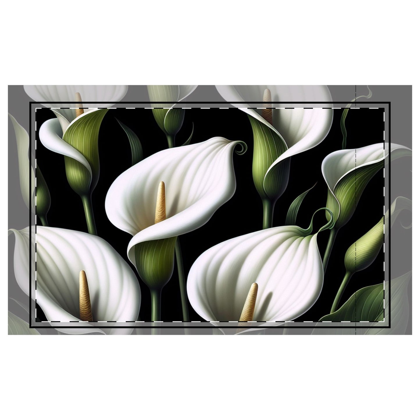 Floral Print (Microfiber) Pillowcase