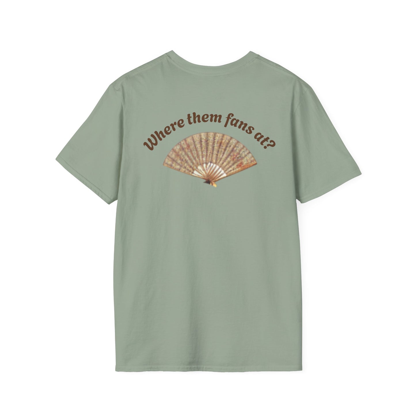 Fun Country Music Unisex Softstyle T-Shirt - "Boots on the Ground" & "Where Them Fans At?"