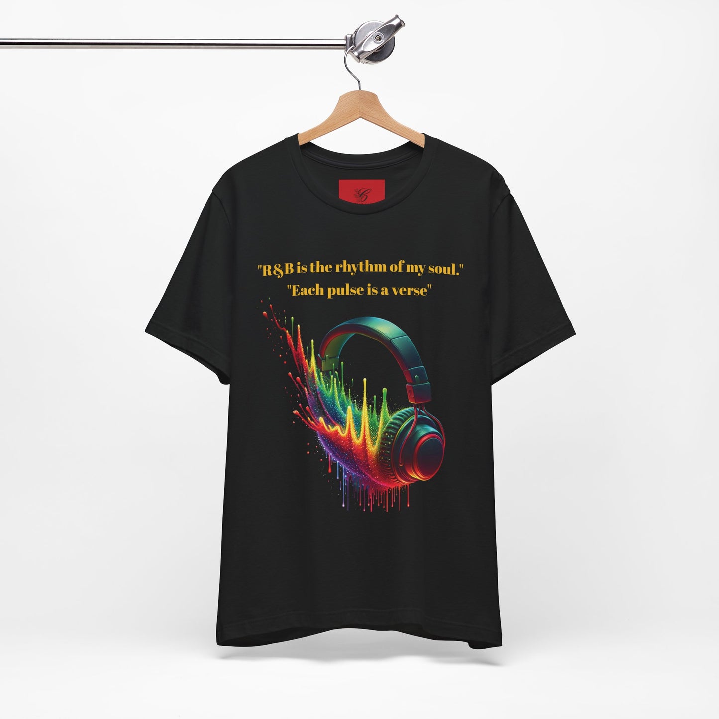 Vibrant R&B Inspired Unisex Jersey Tee - "R&B is the Rhythm of My Soul"