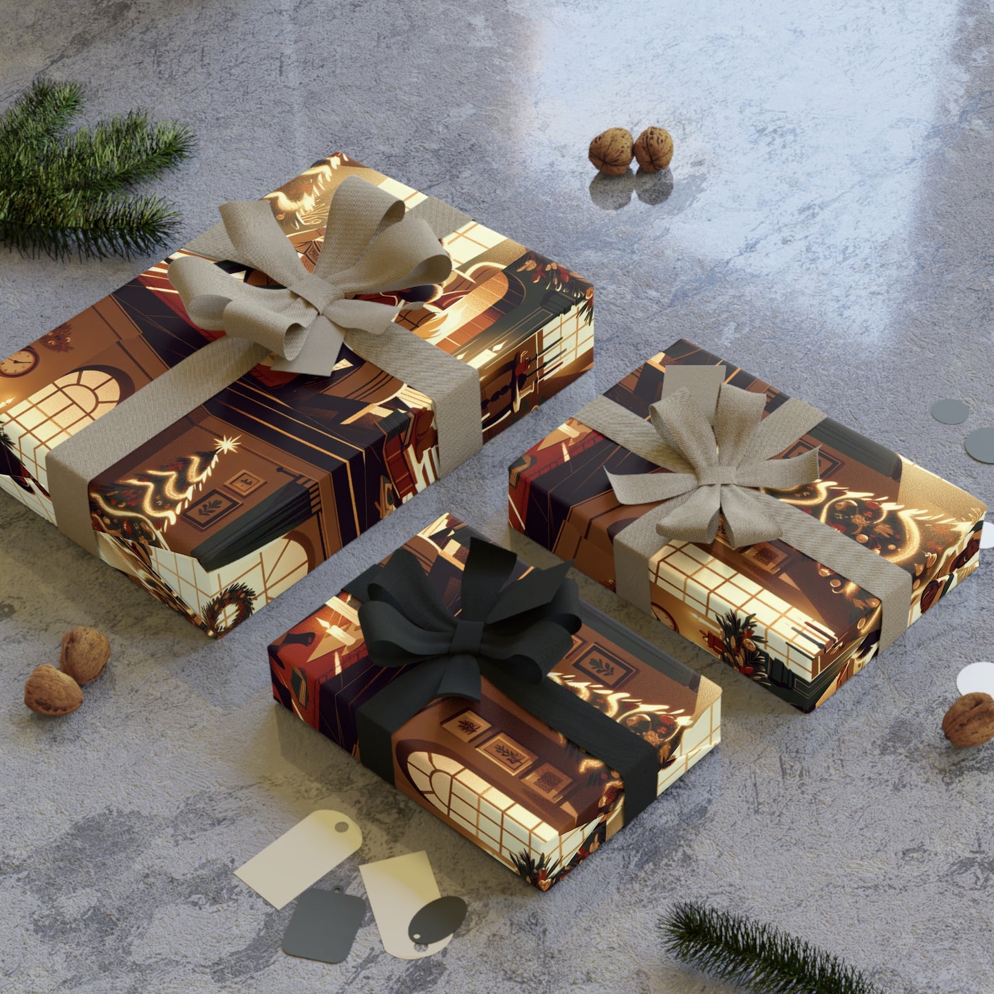 Gift Wrapping Paper Rolls, 1pc