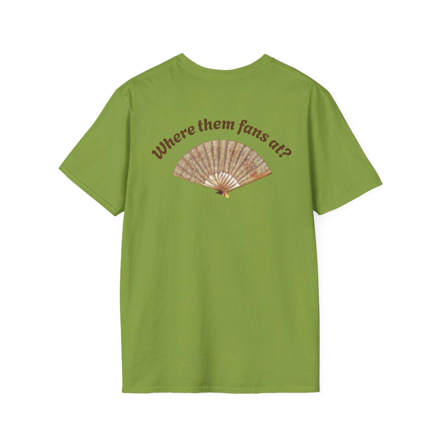 Fun Country Music Unisex Softstyle T-Shirt - "Boots on the Ground" & "Where Them Fans At?"