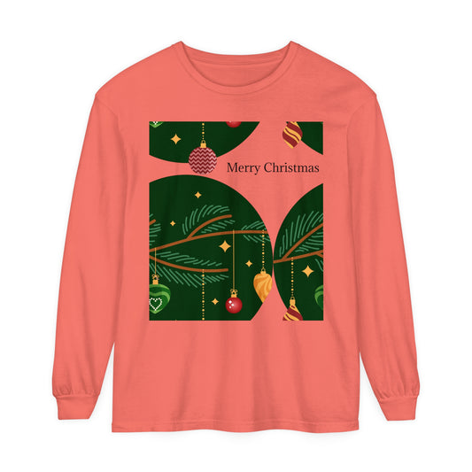 Unisex Garment-dyed Long Sleeve T-Shirt