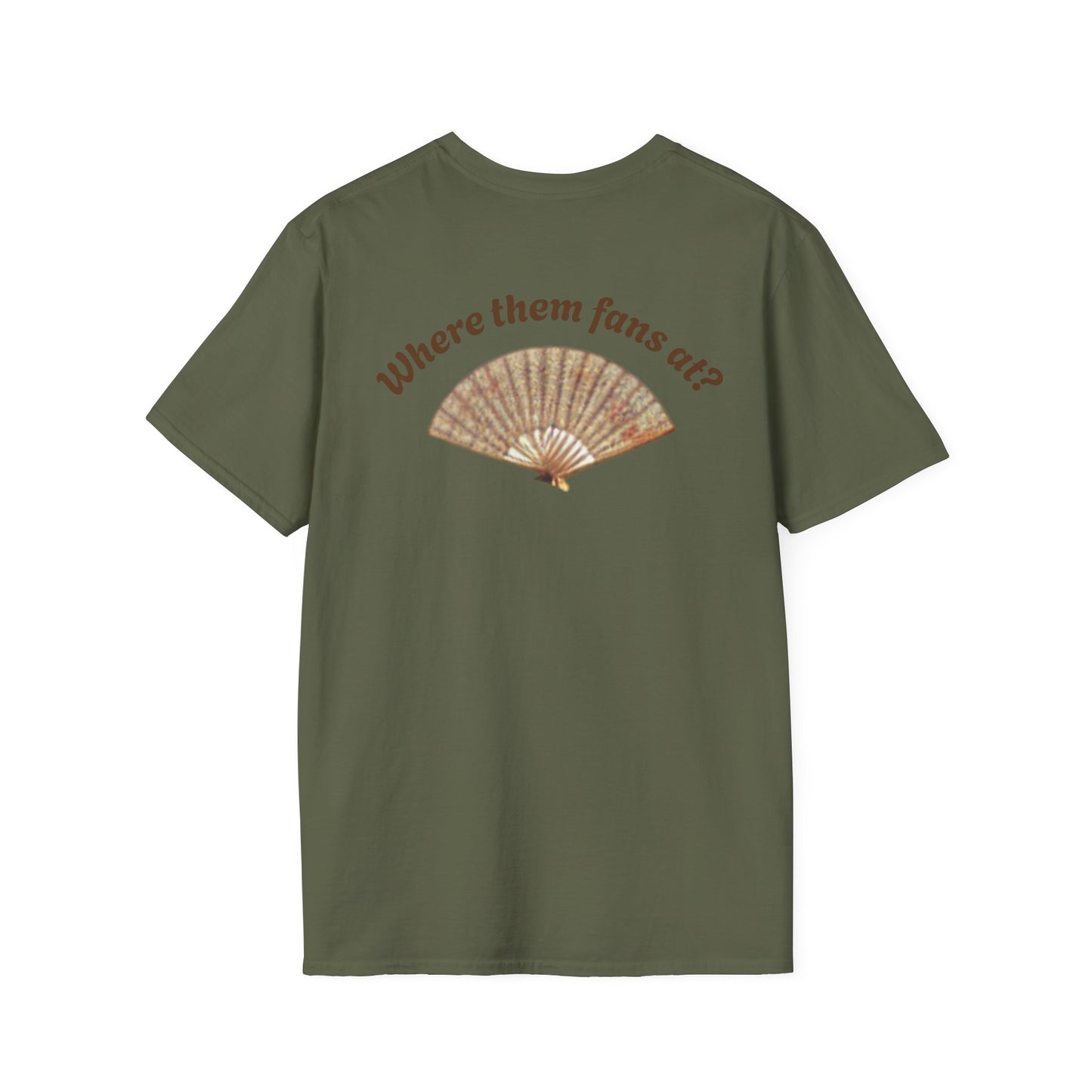 Fun Country Music Unisex Softstyle T-Shirt - "Boots on the Ground" & "Where Them Fans At?"