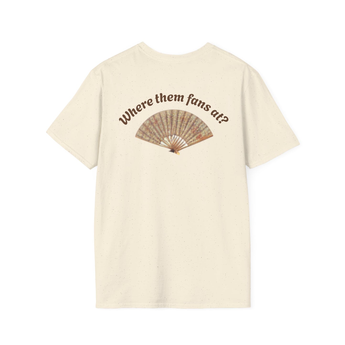Fun Country Music Unisex Softstyle T-Shirt - "Boots on the Ground" & "Where Them Fans At?"